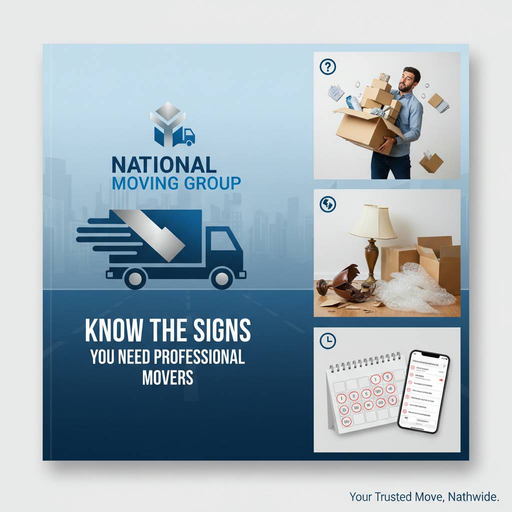 Know the Signs You Need Professional Movers