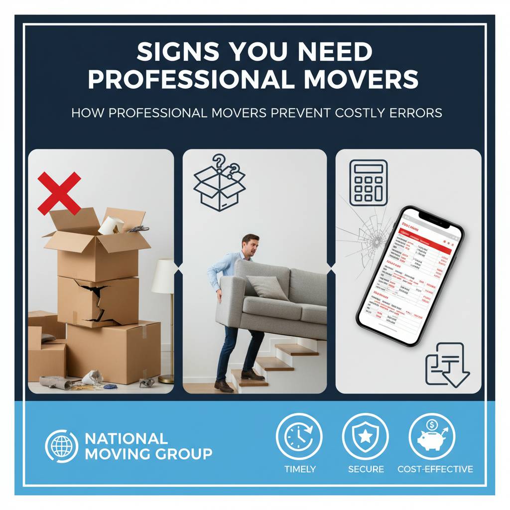 How professional movers prevent costly errors