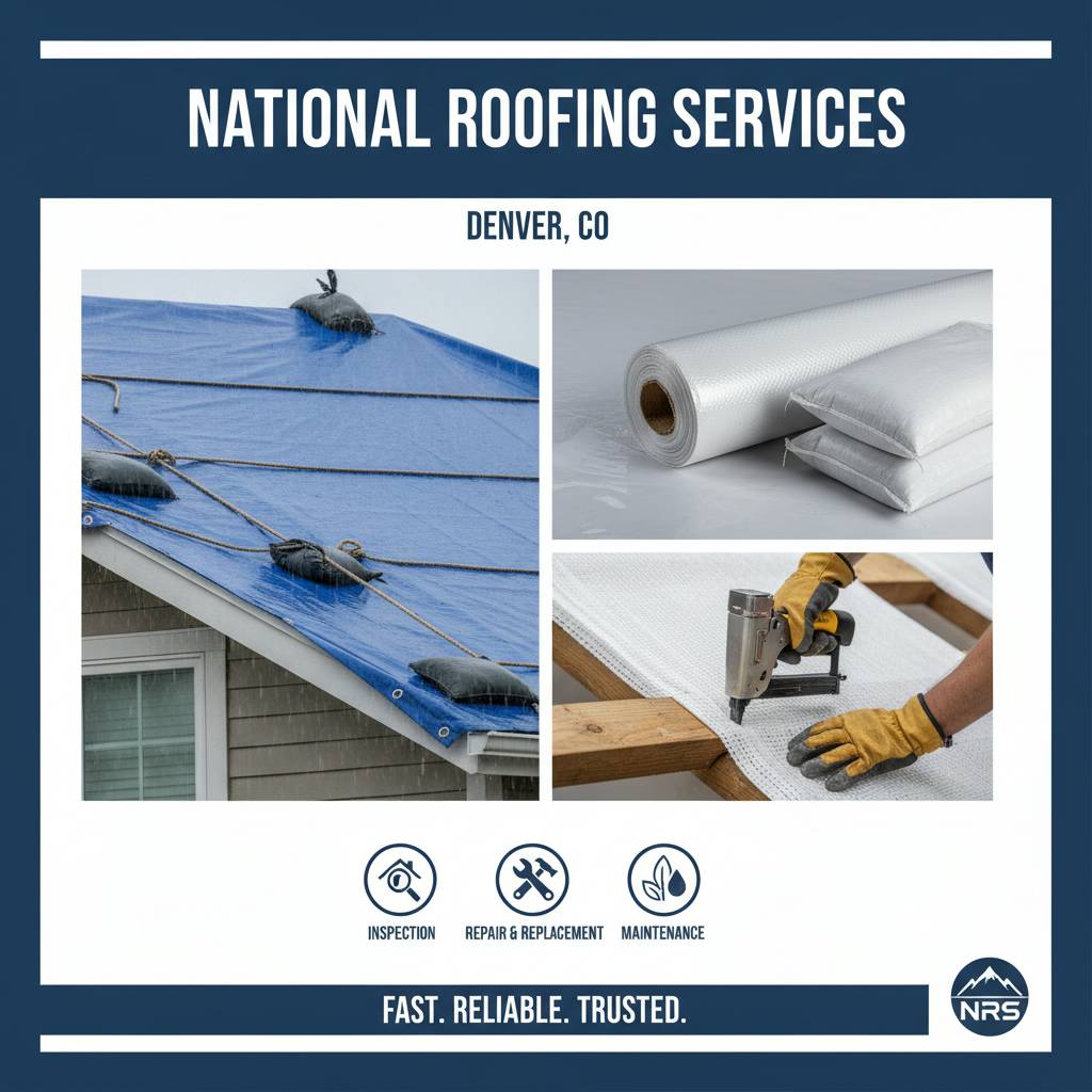 What Materials Are Effective for Temporary Roof Tarping