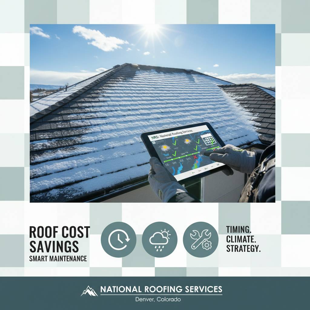 Timing, climate and weather strategies to reduce repair frequency