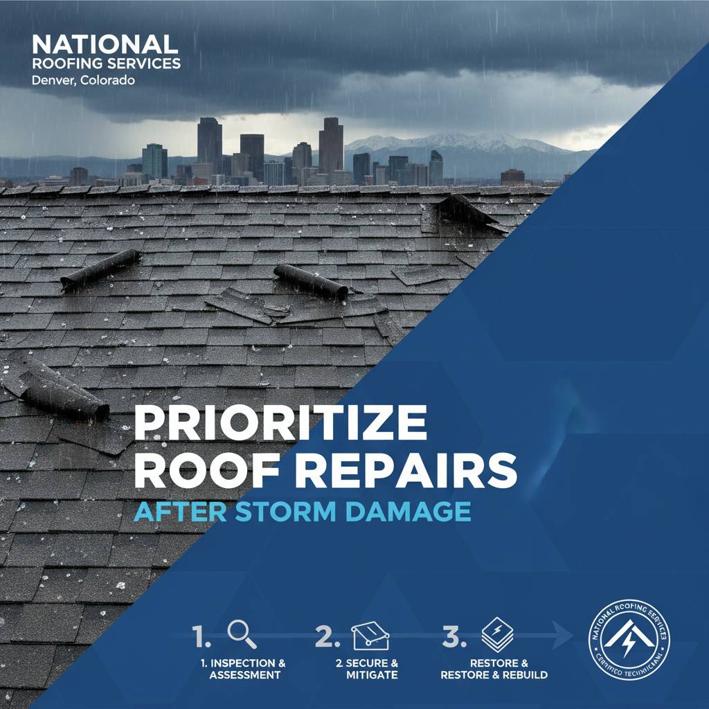 How to prioritize roof repairs after storm damage