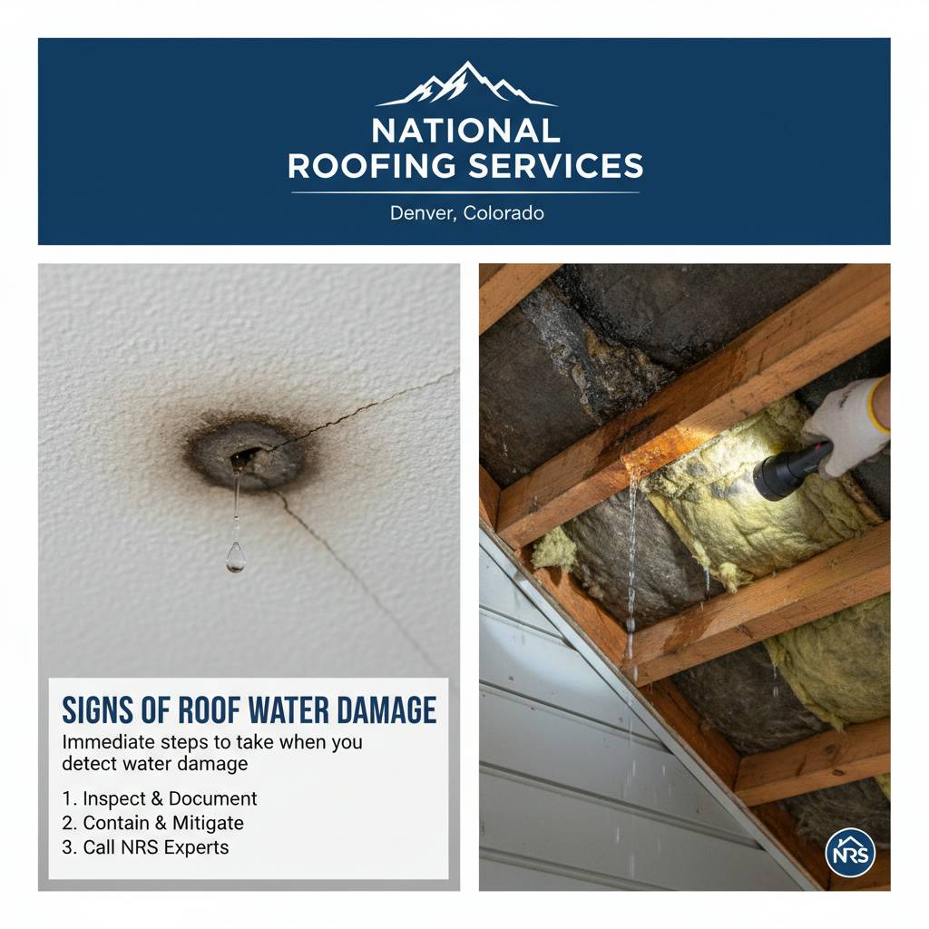 Immediate steps to take when you detect water damage