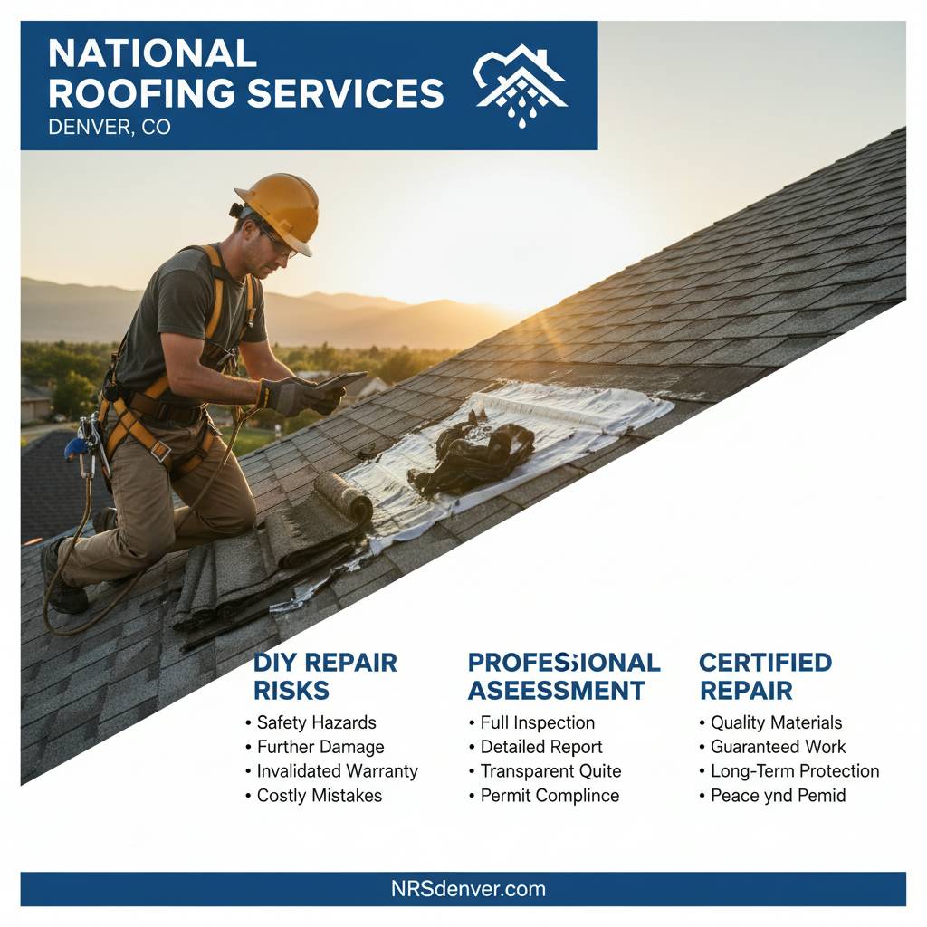 What a professional assessment and repair typically involve