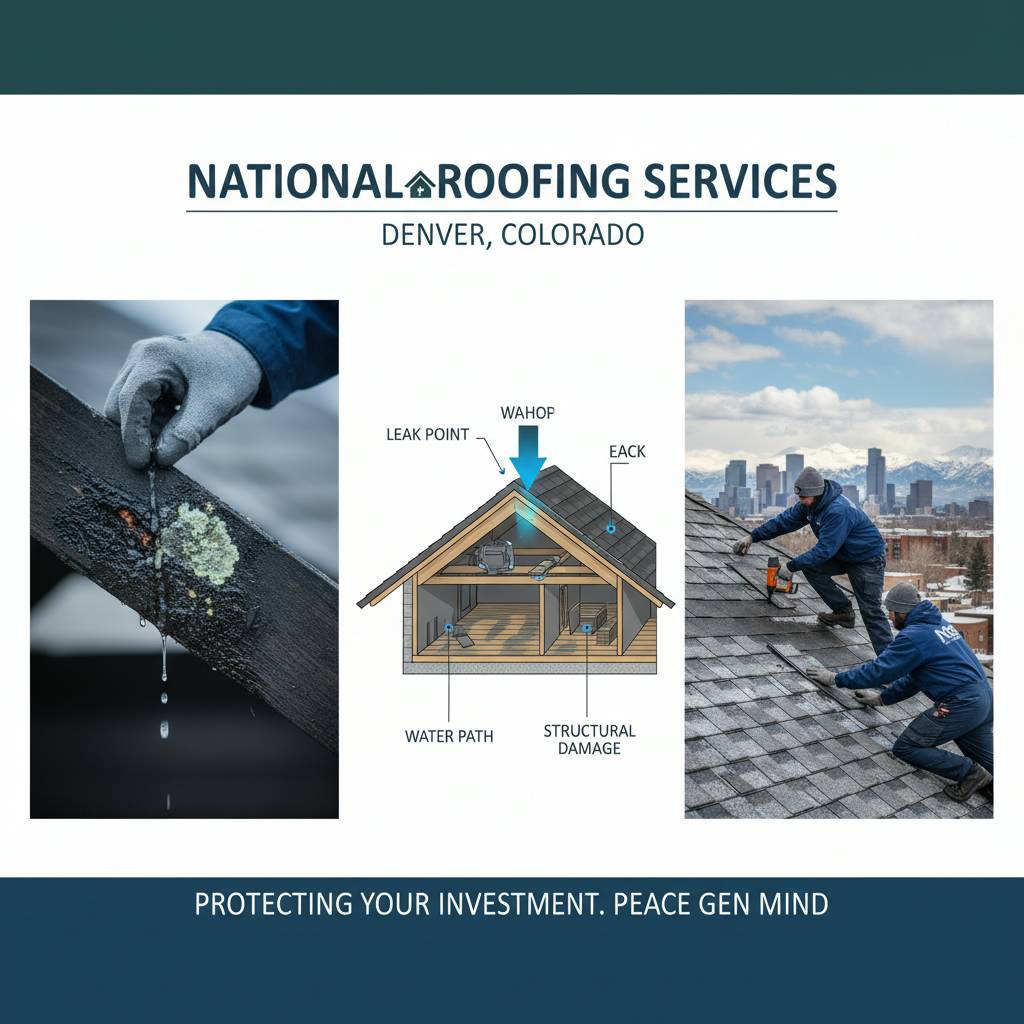 Effective remediation steps after a roof leak