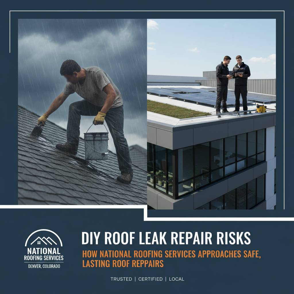 How National Roofing Services approaches safe, lasting roof repairs