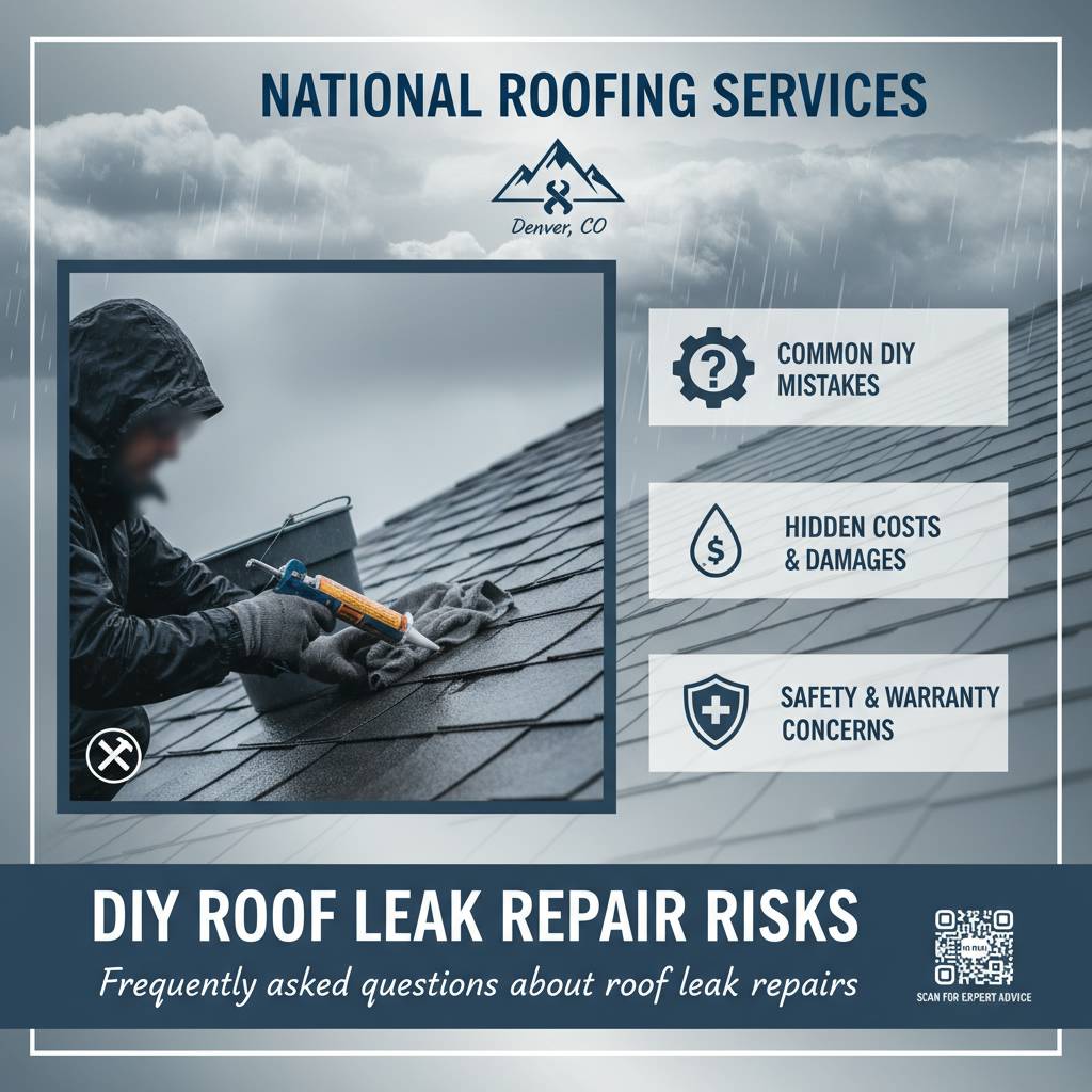 Frequently asked questions about roof leak repairs